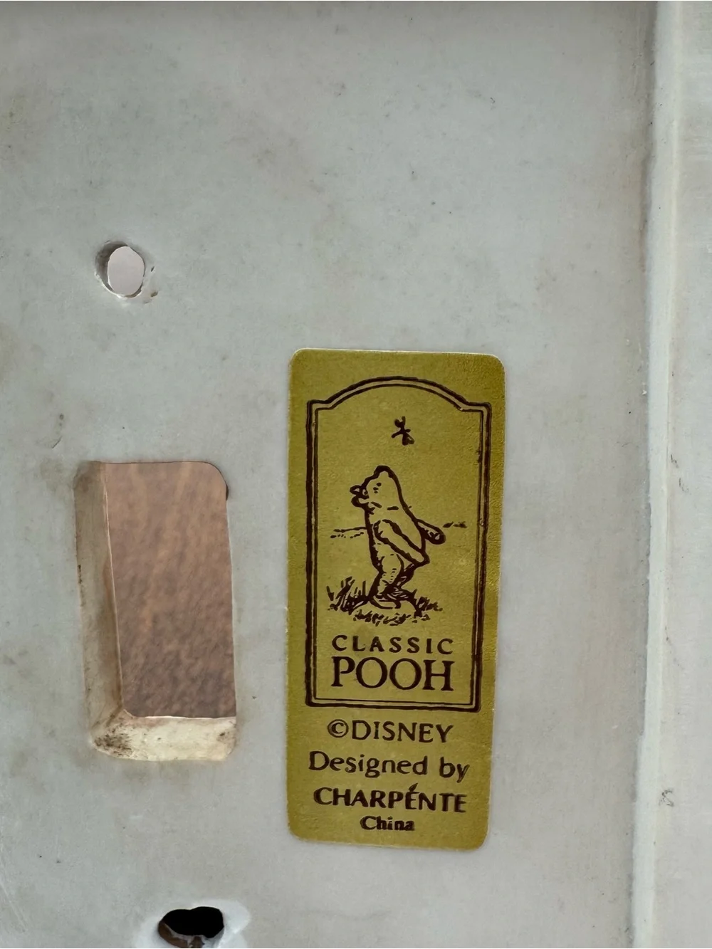 Disney Classic Pooh Light Switch Cover Christopher Robin Pooh Piglet Charpente - Picture 3 of 3